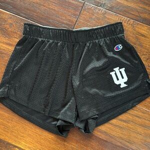 Indiana University “IU” black Champion shorts! 🔴⚪️
